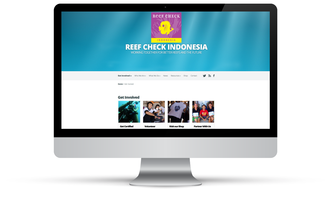 Reef Check Indonesia – Web Design